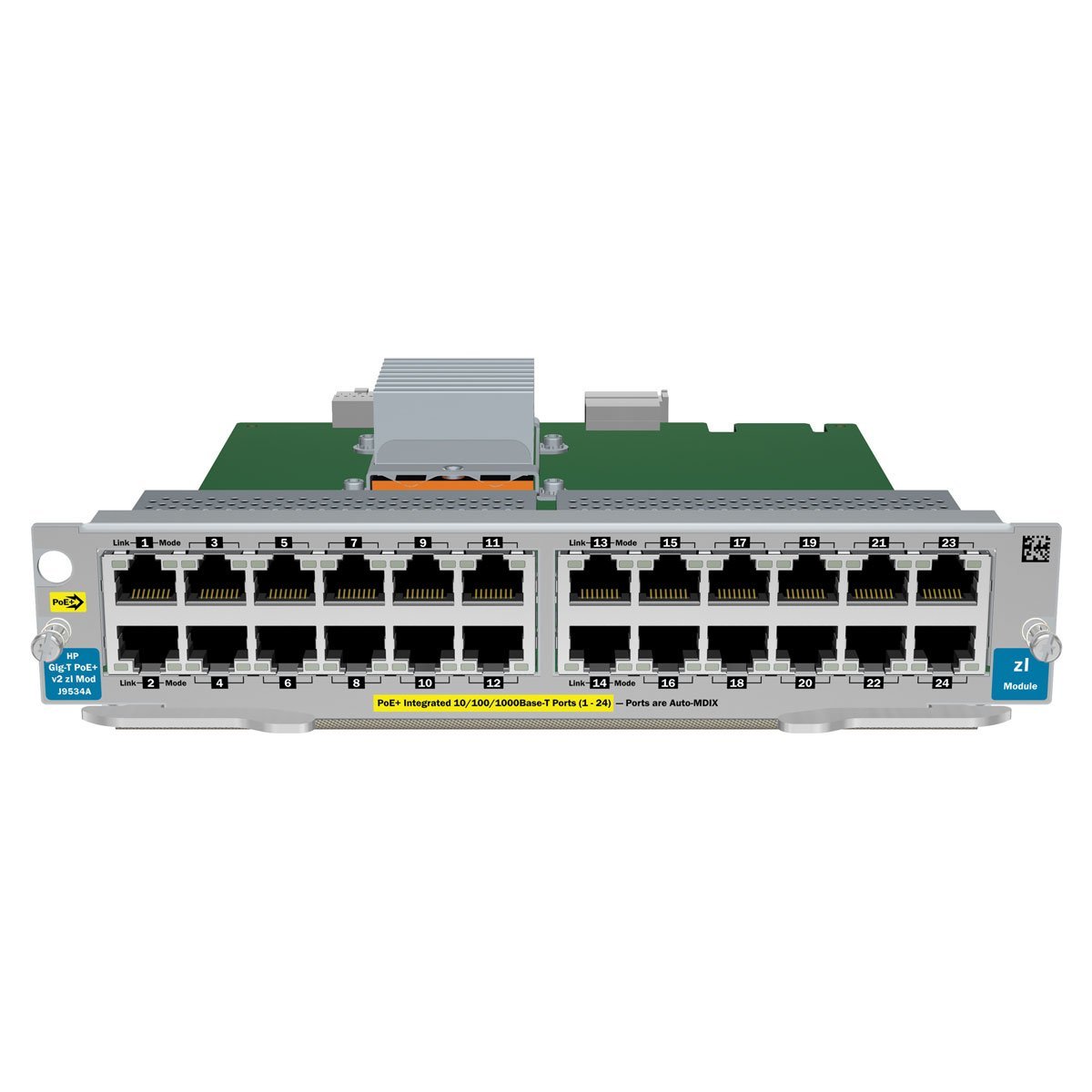 Amazon.com: HP 24-Port Gig-t PoE+ v2 zl Module (J9534A) : Electronics
